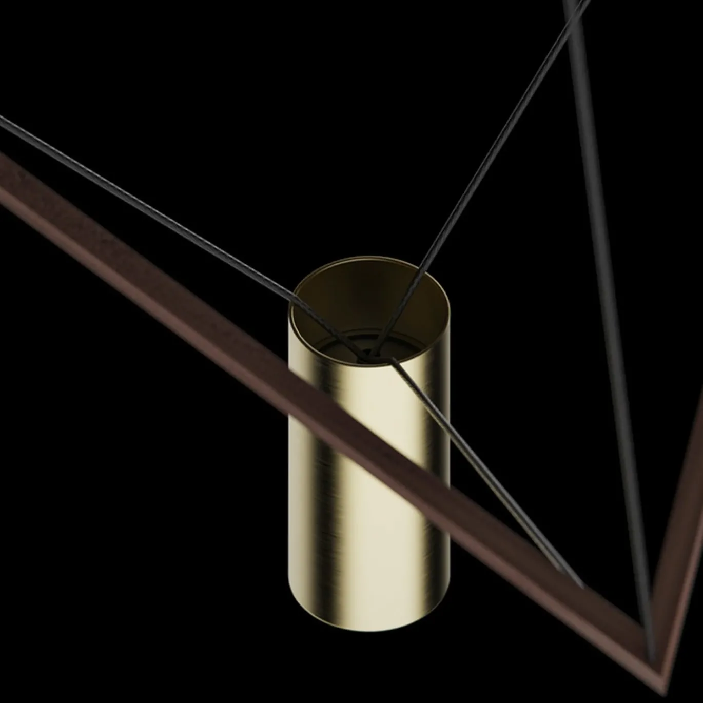 Ed037 Lampadario in ottone