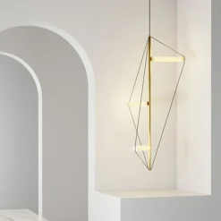 Ed045 Lampadario poligonale