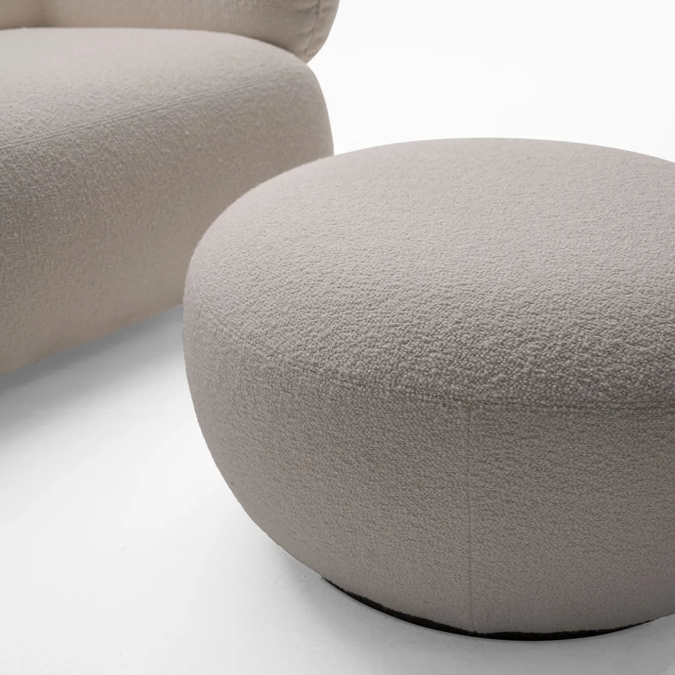 ED/50 003 Pouf Carol Bianco