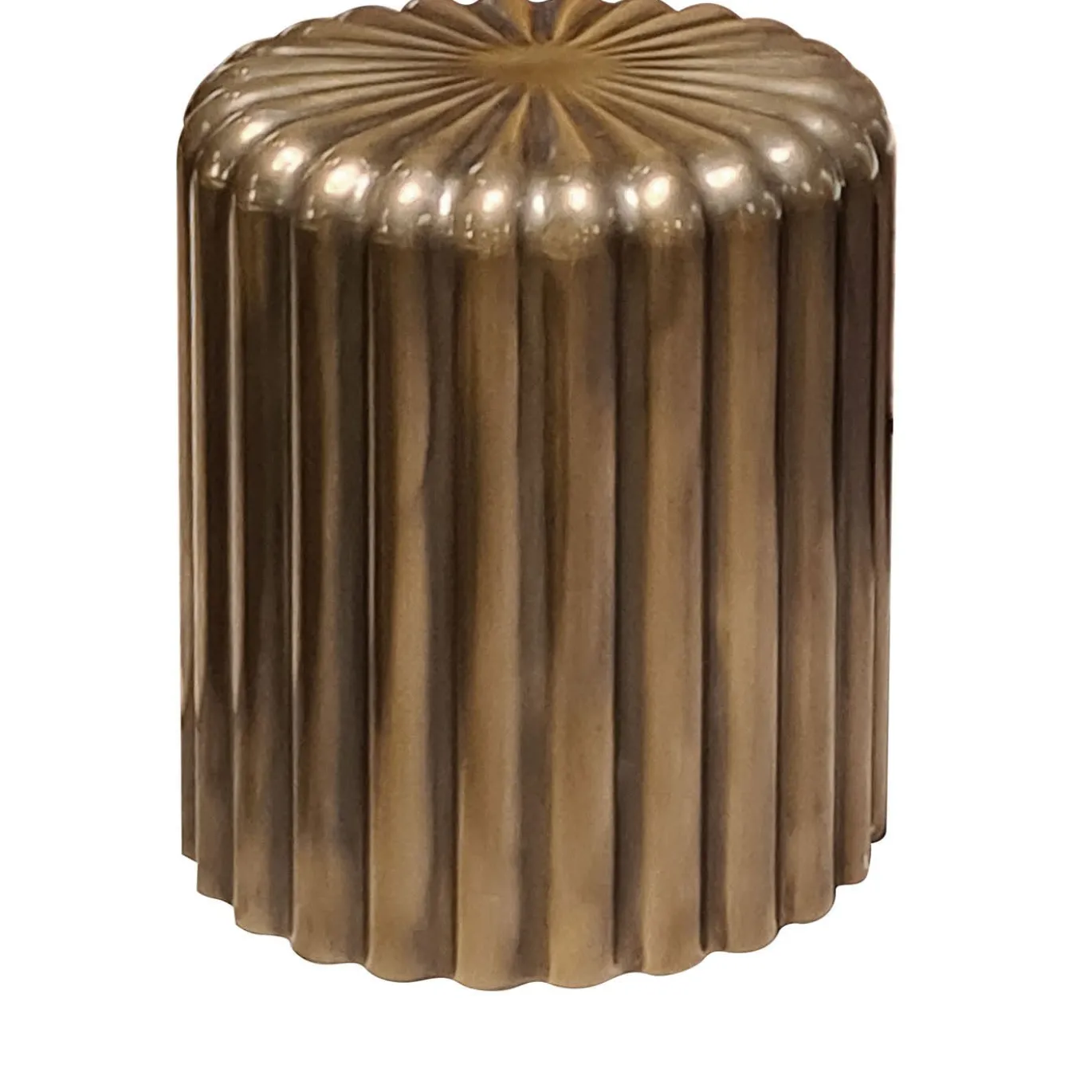 ED/20 281 Sgabello basso bronzato Babylon