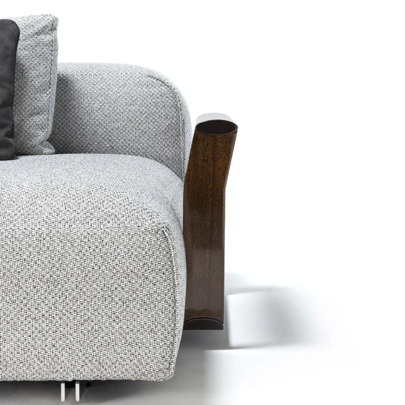 Elba Modular Barrique + Seduta lounge grigia di Massimo Castagna