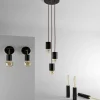 Elegante applique Marquina nera