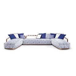 Elemento finale Sunset Basket Blu e Bianco di Paola Navone & AMP