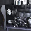 Ercole e Afrodite - Credenza nera componibile a 5 pezzi - di Driade Lab