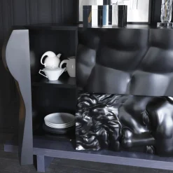 Ercole e Afrodite - Credenza nera componibile a 5 pezzi - di Driade Lab