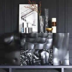 Ercole e Afrodite - Credenza nera componibile a 5 pezzi - di Driade Lab