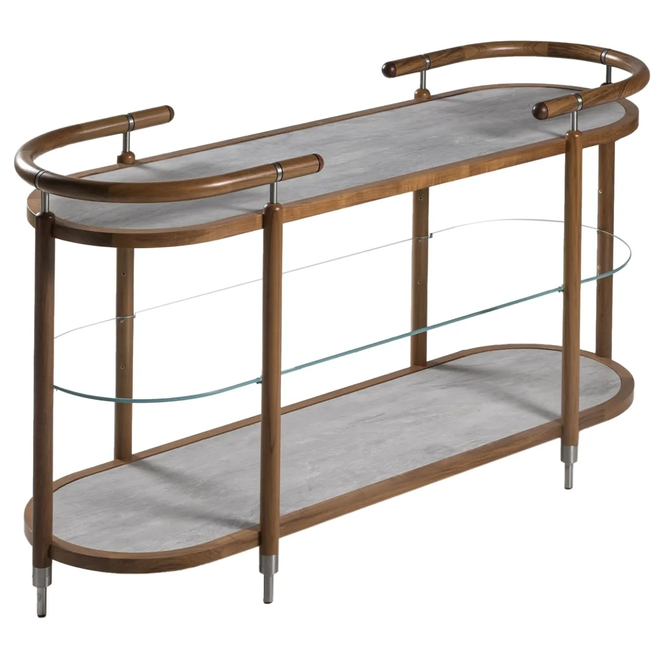 Etagère Ginepro Low Dark Iroko