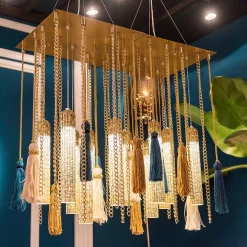 EticaLiving Lampadario in vetro di Murano