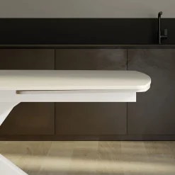 Europe Milan Tavolo allungabile in gres porcellanato bianco