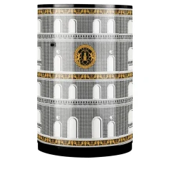 Facciata Quattrocentesca Armadietto alto bianco e nero