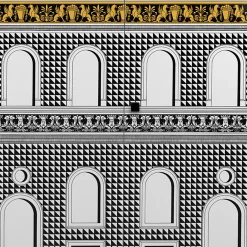 Facciata Quattrocentesca Oro Rialzato Piccolo Armadietto