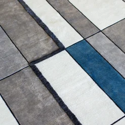 Faces Reloaded Marked Warm Rug #7 di Dainelli Studio