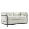 2 Fauteuil Grand Confort Petit Modèle Divano a 2 posti bianco