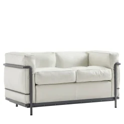 2 Fauteuil Grand Confort Petit Modèle Divano a 2 posti bianco