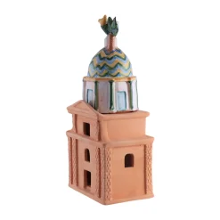 Felicissima La Chiesa Del Carmine portacandele in terracotta