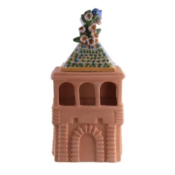 Felicissima Porta Nuova Portacandela in terracotta