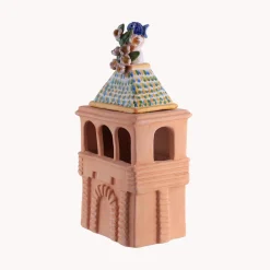 Felicissima Porta Nuova Portacandela in terracotta