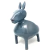 Figurina Ciotola Asinello Piccolo in Maiolica Grigia