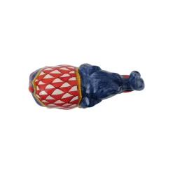 Figurina Elefante in Ceramica Blu