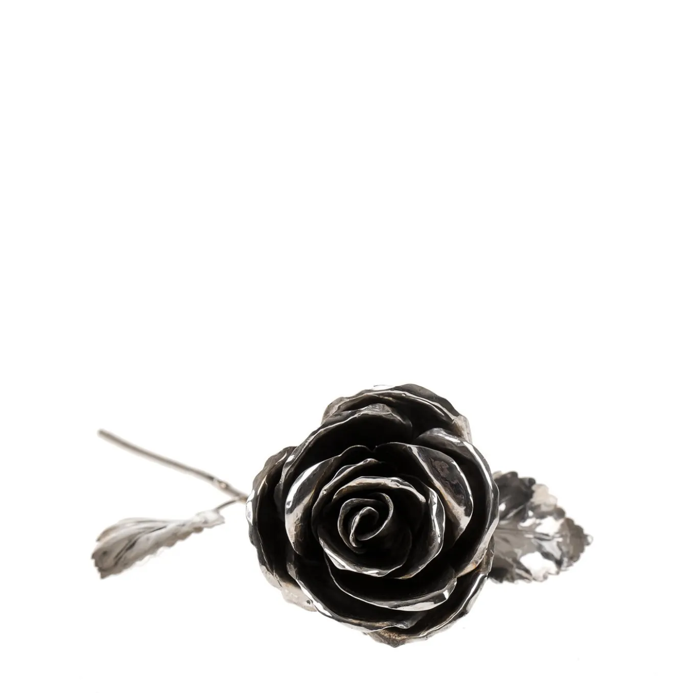 Figurina Rosa in Argento Sterling