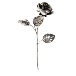 Figurina Rosa in Argento Sterling