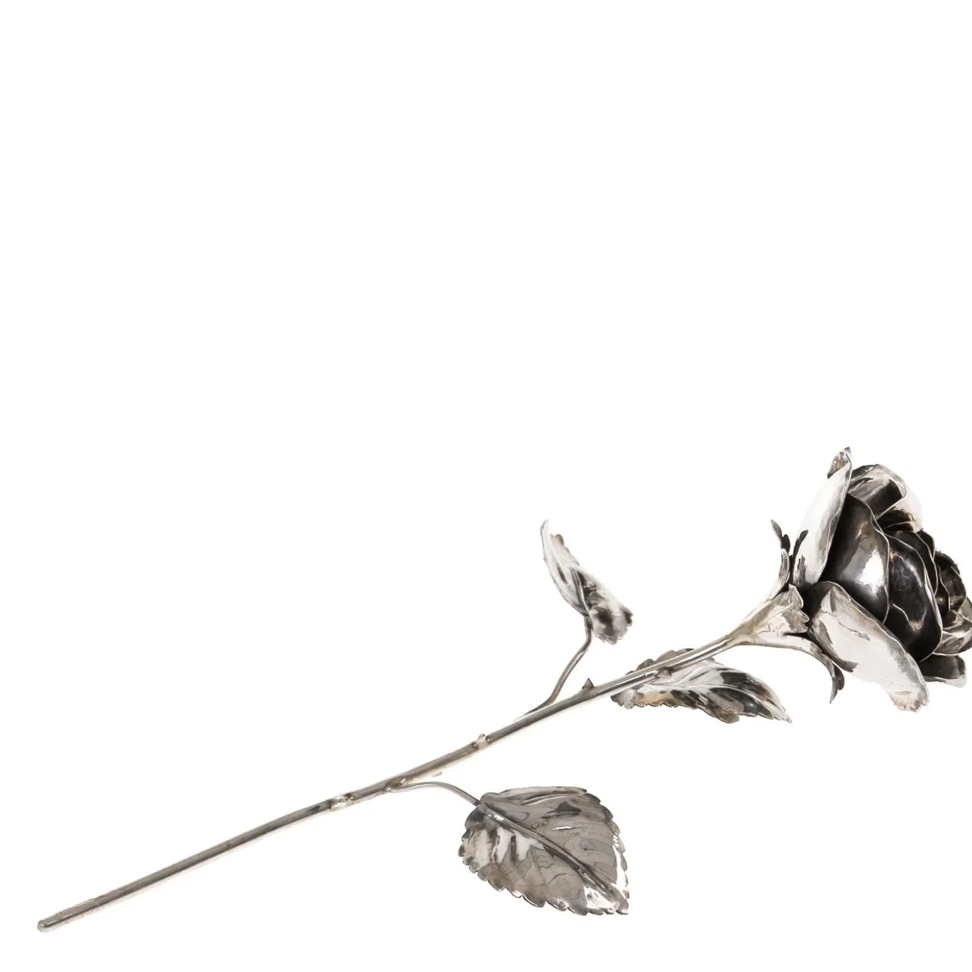 Figurina Rosa in Argento Sterling