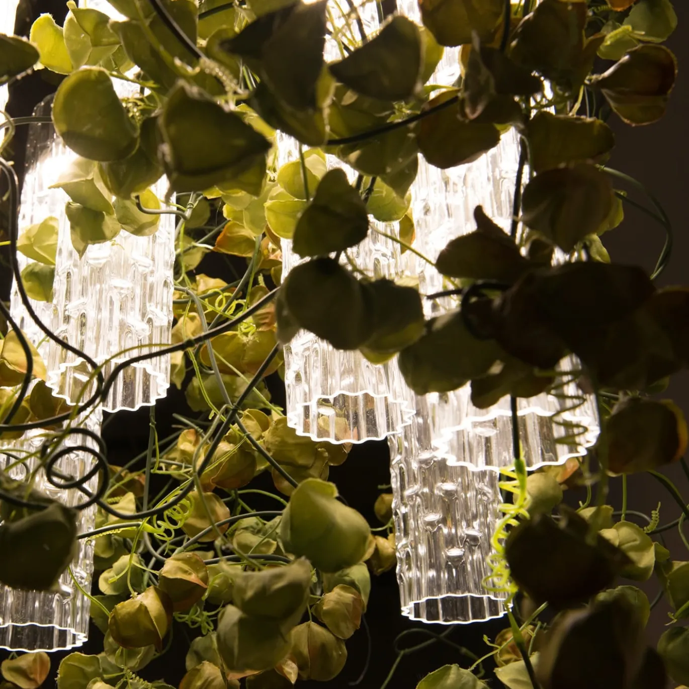Flower Power Piccolo lampadario Physalis