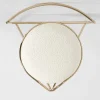 FLOW SCULTOREO SEDIA MINIMAL IN ORO E BIANCO