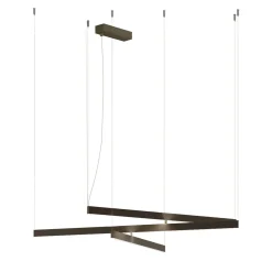 Fly SO Lampadario Multiplo Bronzo-nickel satinato