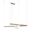 Fly So Lampadario Multiplo Nickel dorato satinato