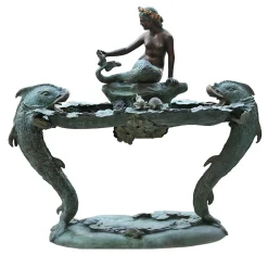 Fontana Sirena in bronzo