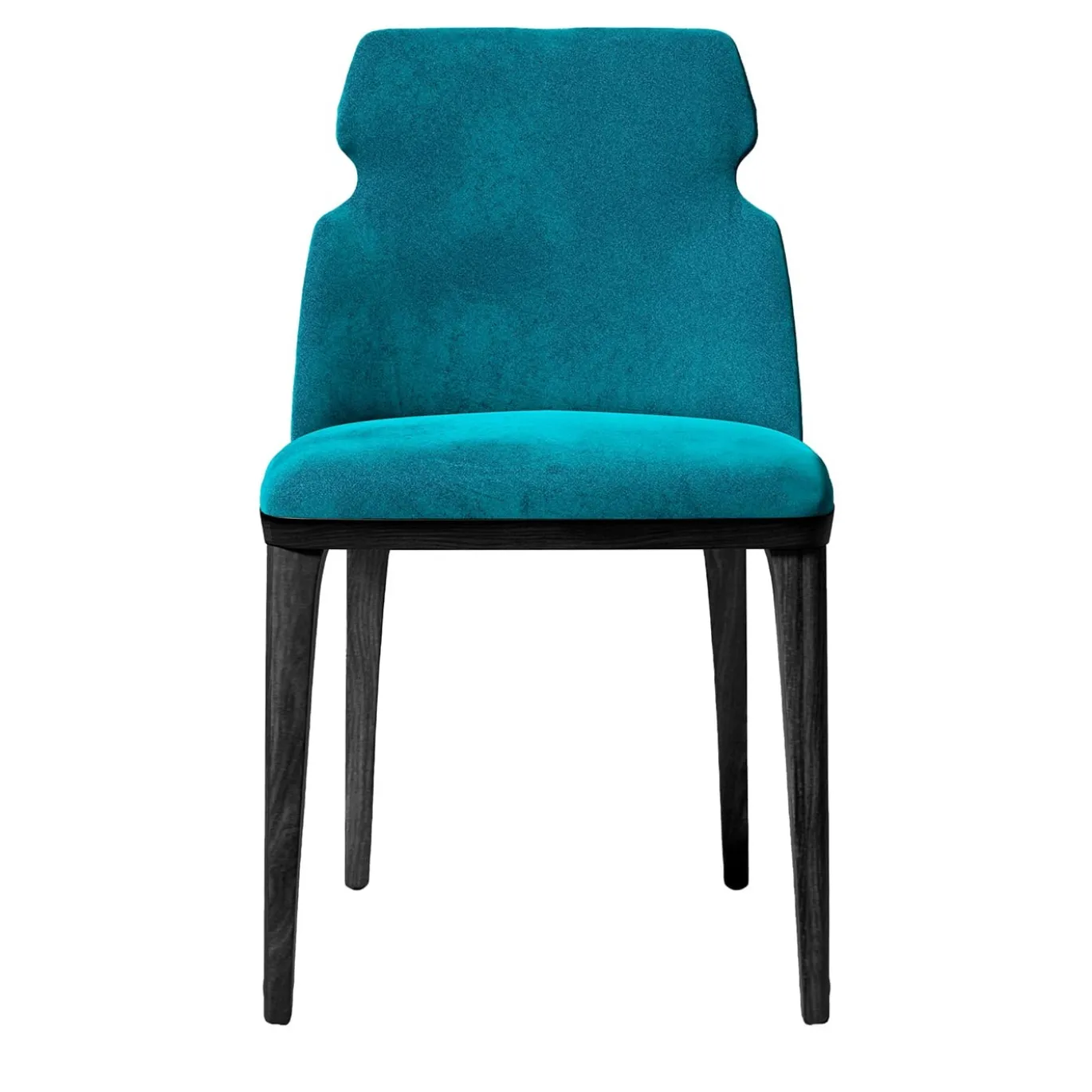 Forma Sedia in velluto blu