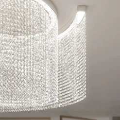 Galassia Lampadario in cristallo trasparente #2