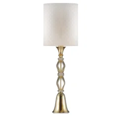 G-Gold Lampada da tavolo grande di Murano