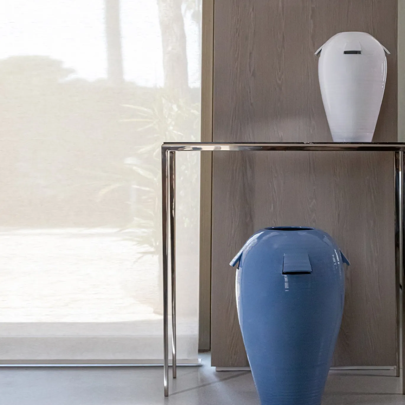 Giara Vaso in Ceramica Bianca (H 40 cm | 15.7")