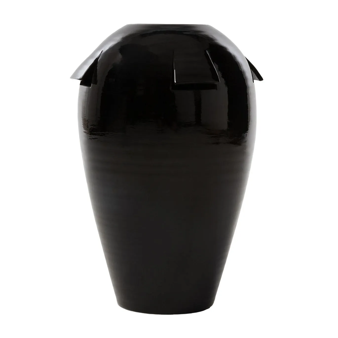 Giara Vaso in Ceramica Nero (H 90 cm | 35.4")