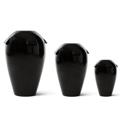 Giara Vaso in Ceramica Nero (H 90 cm | 35.4