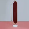 Giove calacatta marble and satin brass metal mirror
