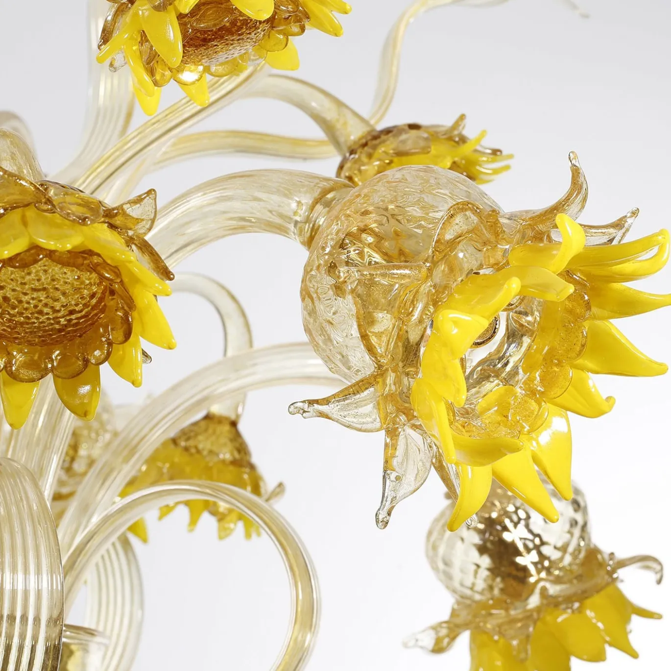 Girasoli Lampadario giallo grande