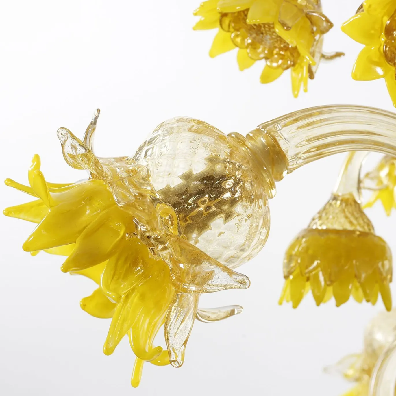 Girasoli Lampadario giallo grande