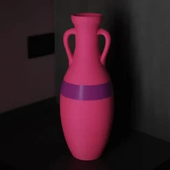 Giulio Cesare Anfora XL fucsia e viola