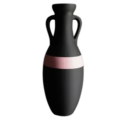 Giulio Cesare Anfora XL nera e rosa #2