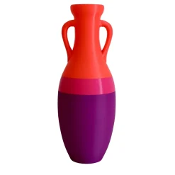 Giulio Cesare Anfora XL viola fucsia e arancio #2