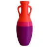 Giulio Cesare Anfora XL viola fucsia e arancio #1