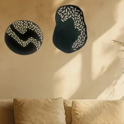GOB 22 Piatto Decorativo in Argilla Fatto a Mano