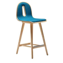 Gotham Woody SG-I-65 Sgabello da bar blu di Dario Delpin