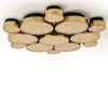 Gran Costellazione Libra Lampada da soffitto a filo in marmo, ottone e onice