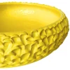 Grande Centrotavola in Ceramica Onda Giallo Cadmio
