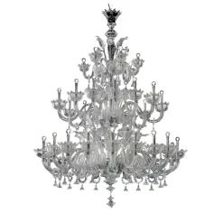 Grande lampadario in vetro Calle Giuffa