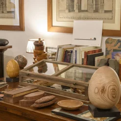 Grande Oggetto Decorativo in Legno a Edizione Limitata Uovo n.14